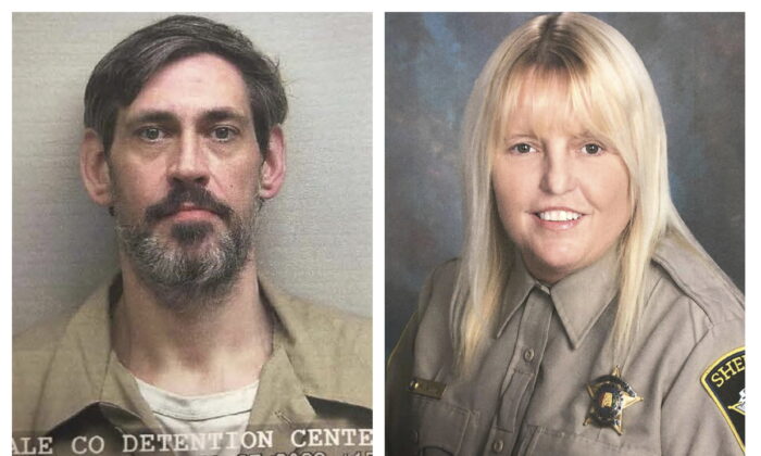 A photo combination shows Casey Cole White (L) and Assistant Director of Corrections Vicky White in April 2022. (U.S. Marshals Service, Lauderdale County Sheriff's Office via AP)