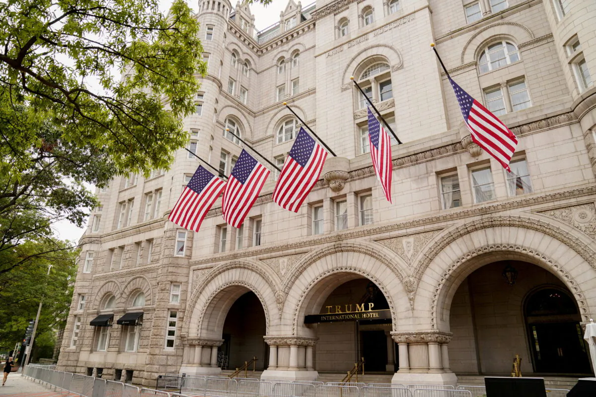 The Trump International Hotel in Washington on Sept. 28, 2020. (Reuters/Erin Scott)