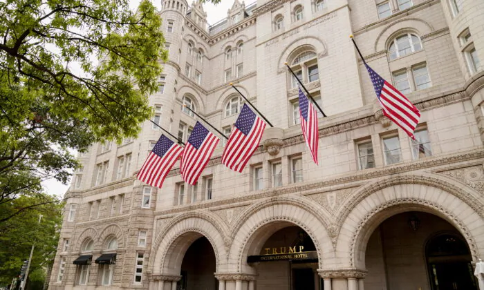 The Trump International Hotel is seen in Washington on Sept. 28, 2020. (Erin Scott/Reuters)