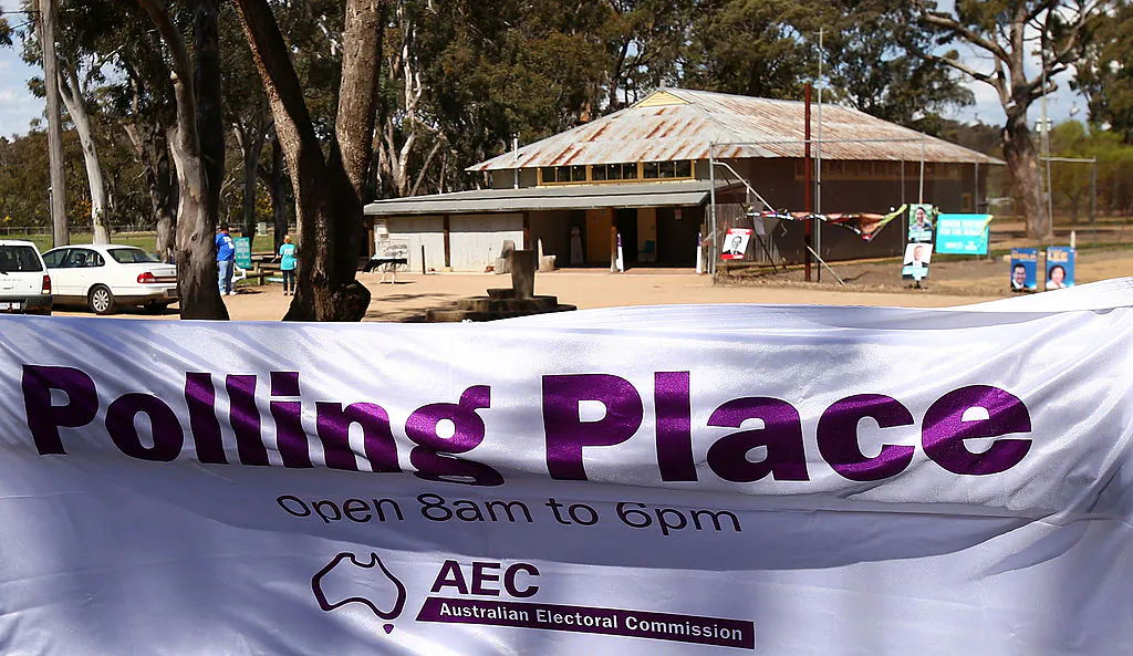 A general view of a polling booth in the electorate of Fraser on election day in Hall, Australia on September 7, 2013. (Photo by Mark Nolan/Getty Images)