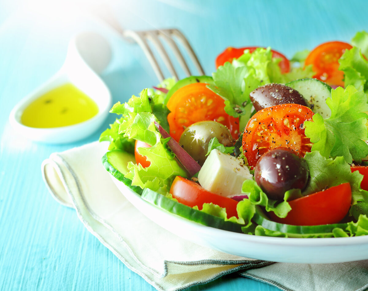 Lettuce and tomato is a good start for any salad. But what really makes a salad a salad is the dressing. (Dreamstime/TNS)