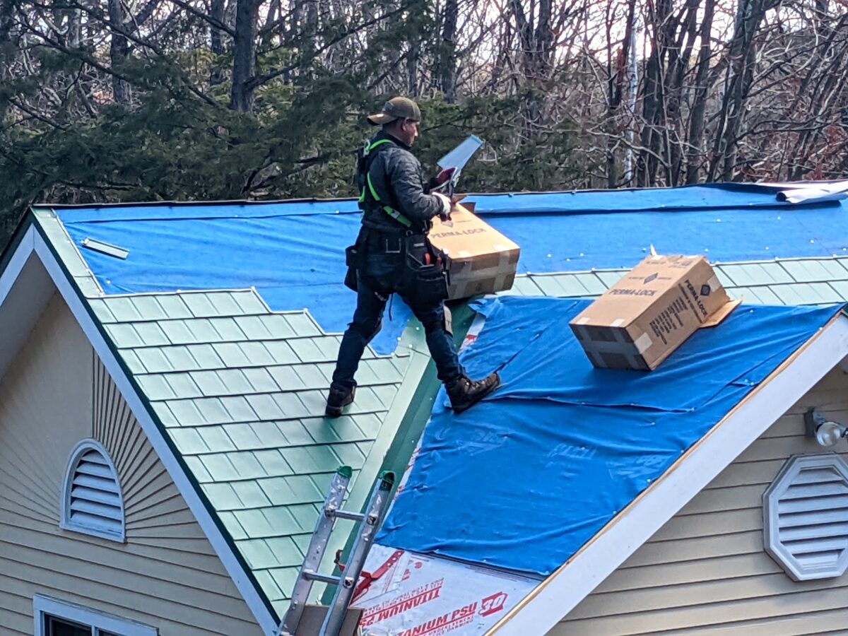 A neighbor of mine decided to kick asphalt shingles to the curb and had metal roofing installed. (Tim Carter/TNS)