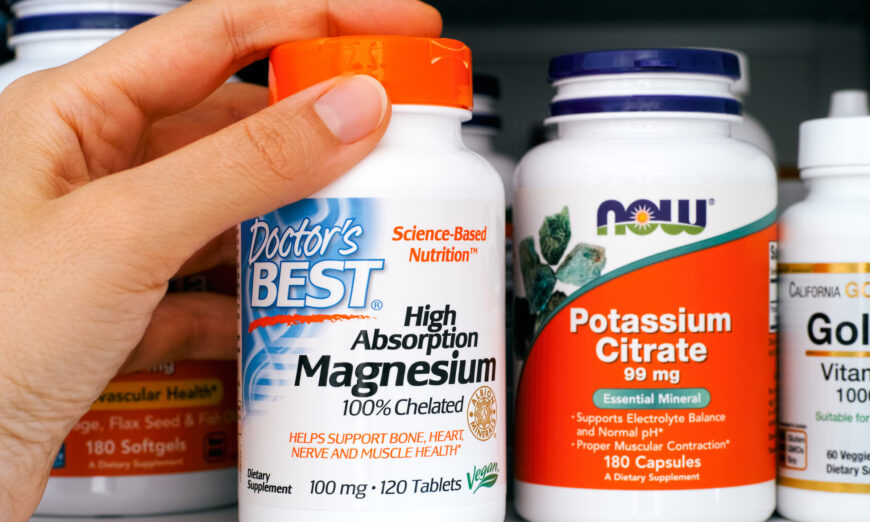 Any amount of magnesium supplementation is good (By Ekaterina_Minaeva/Shutterstock)