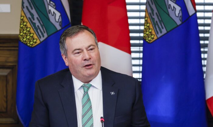 Alberta Premier Jason Kenney is shown in Calgary, Alta., May 20, 2022. (The Canadian Press/Jeff McIntosh)
