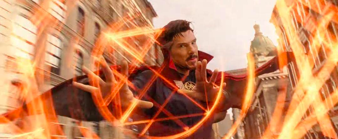 man making magic in doctor strange in the multiverse of madness