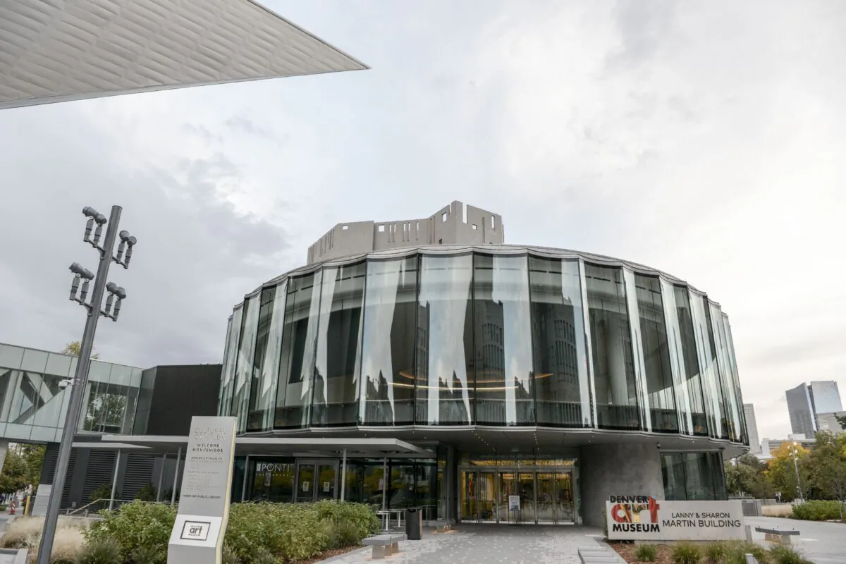 The outside of the Sie Welcome Center at Denver Art Museum on Oct. 7, 2021. (Photo by Rebecca Slezak/The Denver Post/TNS)