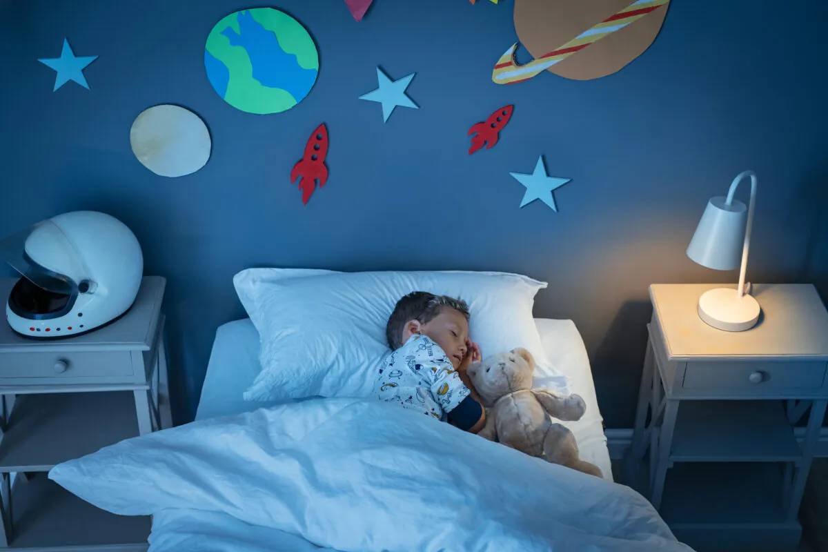 Reserve the bedroom for sleeping and changing clothes. All other activities, such as socializing, doing homework, or playing should be conducted elsewhere. (Rido/Shutterstock)