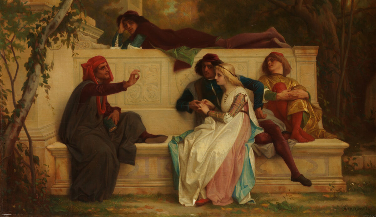 "Florentine Poet," 1861, by Alexandre Cabanel. Oil on wood. Metropolitan Museum of Art. (Public Domain)