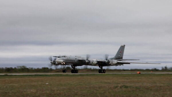Russian Tu-95 strategic bomber