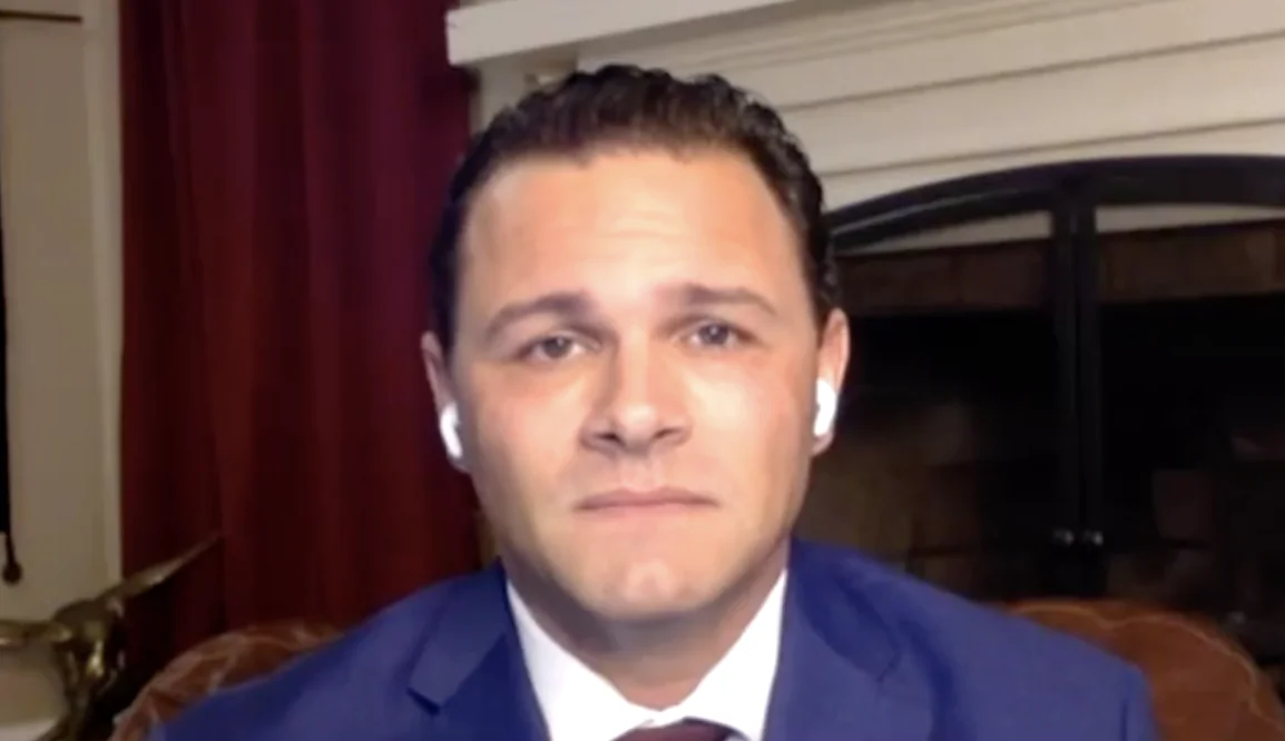 Candidate for Congress in Virginia’s 2nd district, Tommy Altman, in an interview with NTD Capitol Report on May 24, 2022. (NTD)