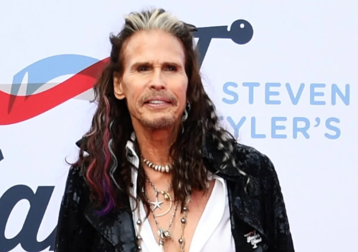 Steven Tyler hosts the 4th Annual GRAMMY Awards Viewing Party to benefit Janie's Fund at Hollywood Palladium in Los Angeles, Calif., on April 3, 2022. (JC Olivera/Getty Images)