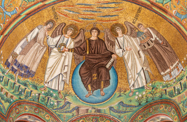 Ravenna,,Italy,-,January,28,,2020:,The,Mosaic,Of,Jesus