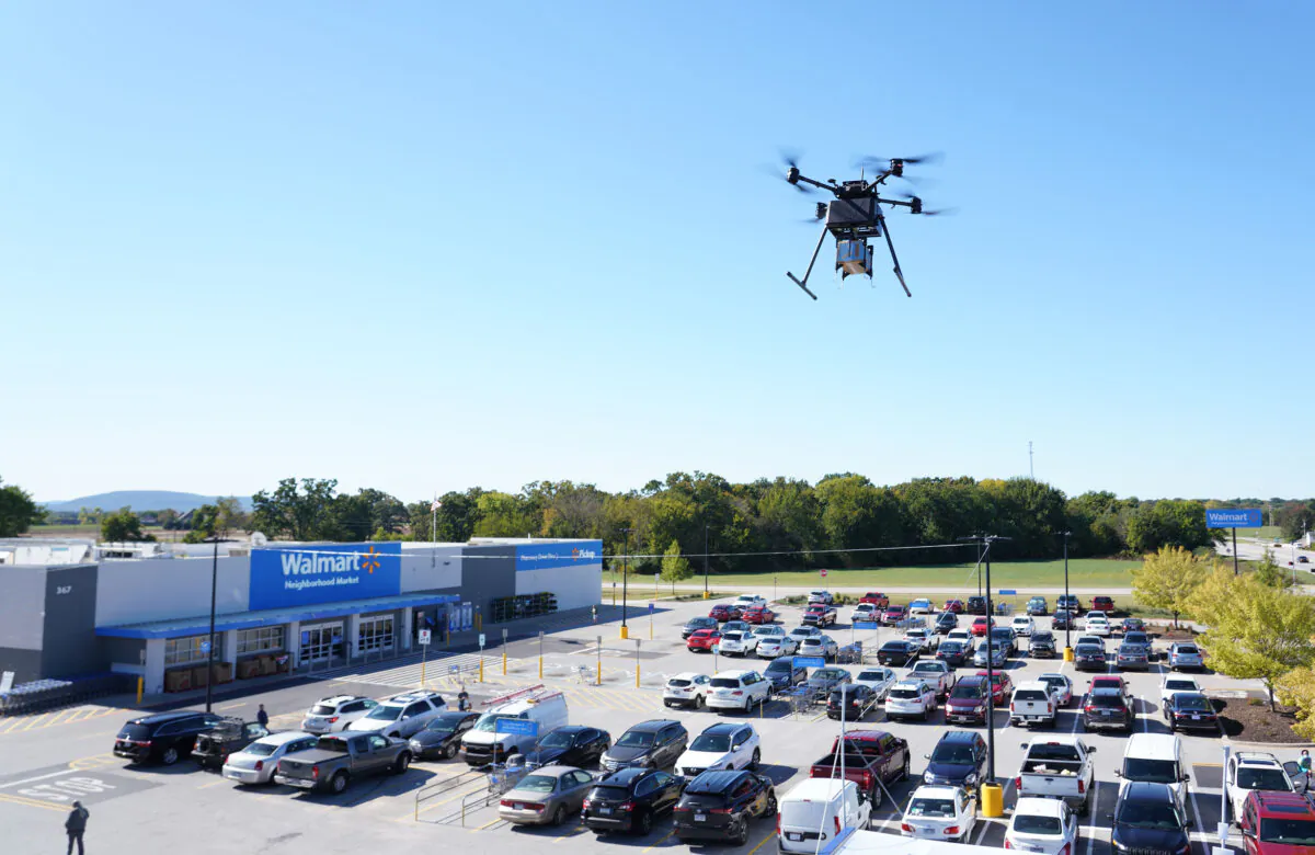 Walmart stores around Orlando and Tampa will soon be using drone service. May 2022 (Courtesy, Walmart Corporate)