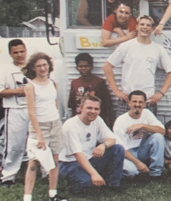 Kash Kelly as a youth when he was part of a church youth program.