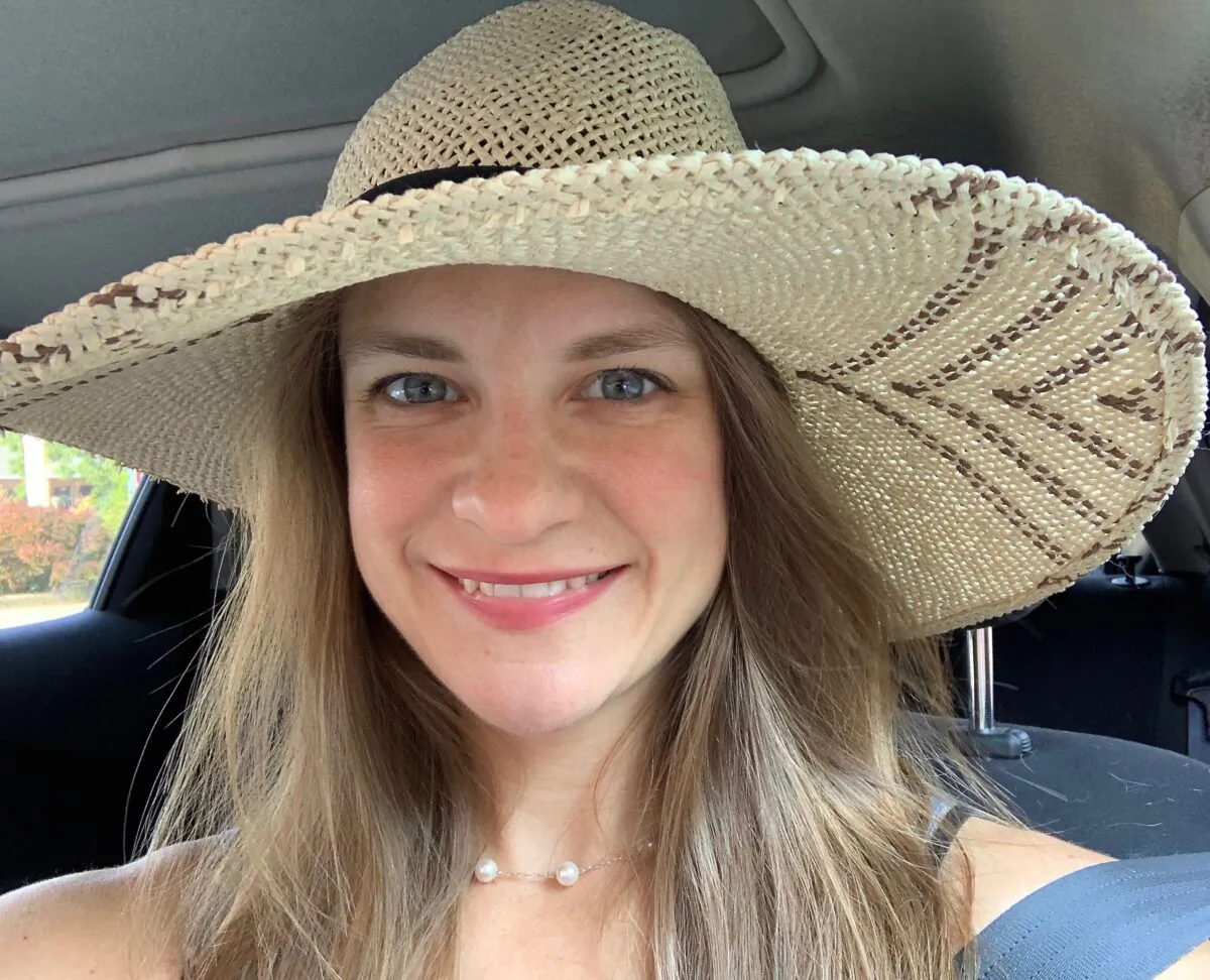 Christin McMasters, also known as The Liberty Belle, in North Carolina in 2021. (Courtesy of Christin McMasters)