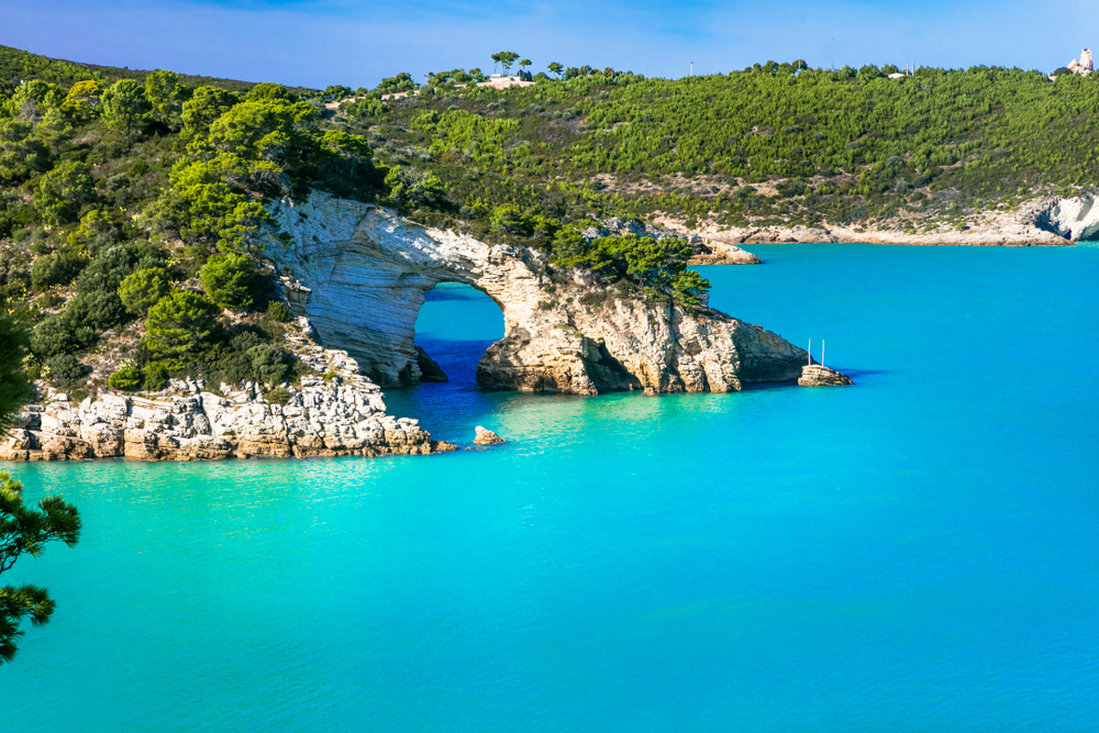 Italian,Holidays,In,Puglia,-,Natural,Park,Gargano,With,Beautifulturquoise