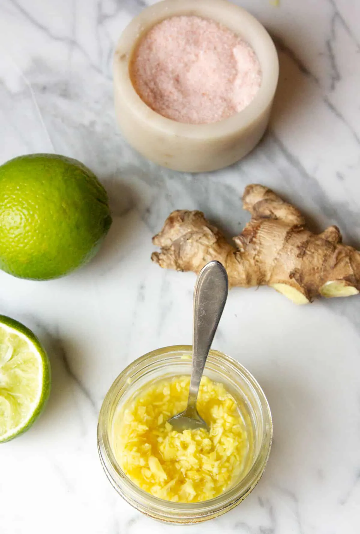 Ginger-lime pickle is a tasty, versatile, and easy-to-make digestion aid. (Photo courtesy of Buttered Veg)