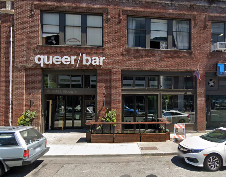 Queer/Bar, a nightclub and event venue in Seattle, was the site of an arson fire and hate crime on Feb. 24, 2020. (Google Maps)