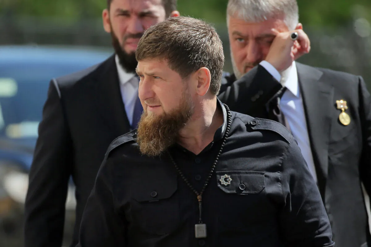 Chechnya's leader Ramzan Kadyrov arrives to attend a ceremony inaugurating Vladimir Putin as the new Russian President at the Kremlin in Moscow on May 7, 2018. (Sergei Savostyanov/SPUTNIK/AFP via Getty Images)