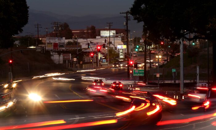 The 710 Freeway intersects with Valley Boulevard at its northern terminus in Alhambra, California, in a 2015 file image. (Luis Sinco/Los Angeles Times/TNS)