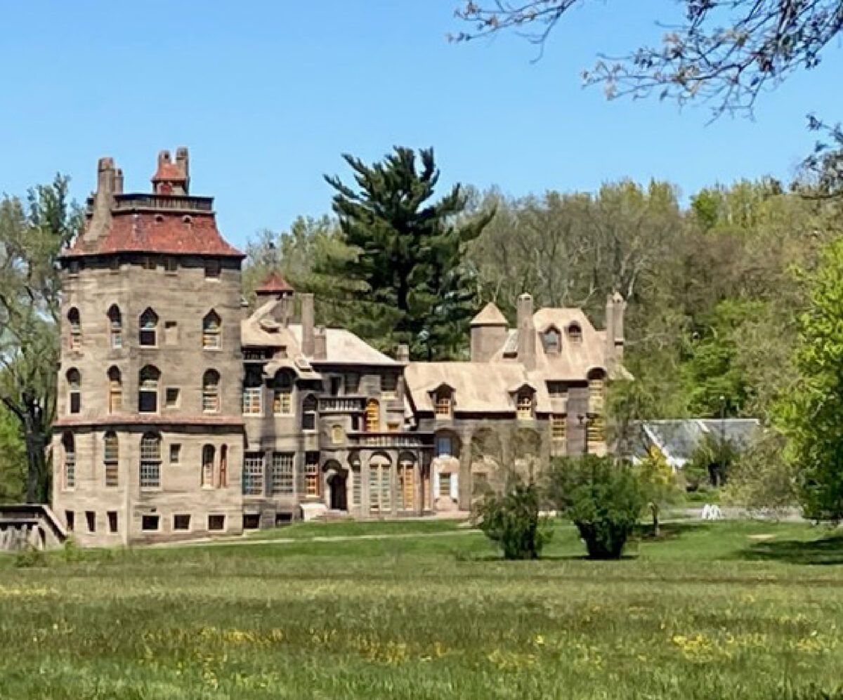 Now a museum, Fonthill Castle in Doylestown, Pennsylvania, was once the home of archaeologist Henry Chapman Mercer. (Photo courtesy of Bill Neely.)