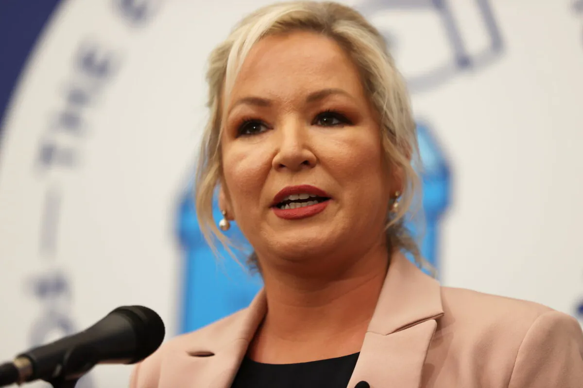 Sinn Fein Vice President Michelle O’Neill in an undated file photo. (Liam McBurney/PA)