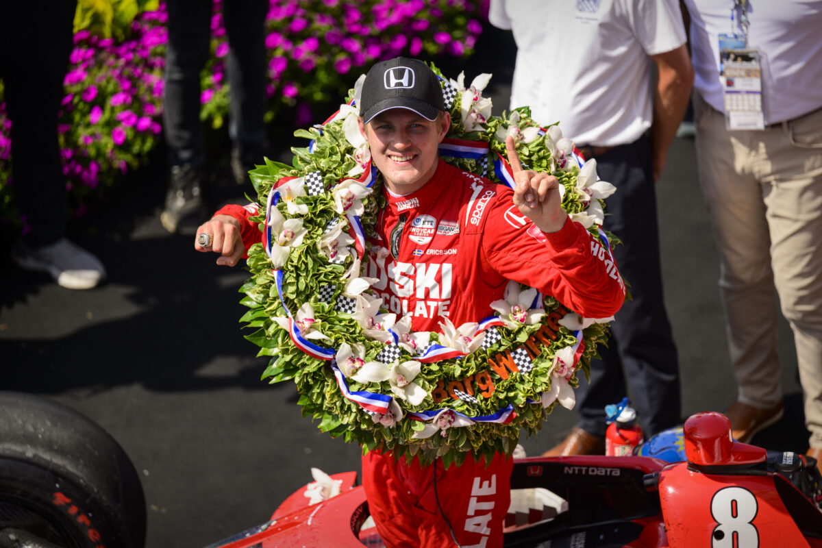 Marcus Ericsson Survives TwoLap Shootout to Win Indy 500