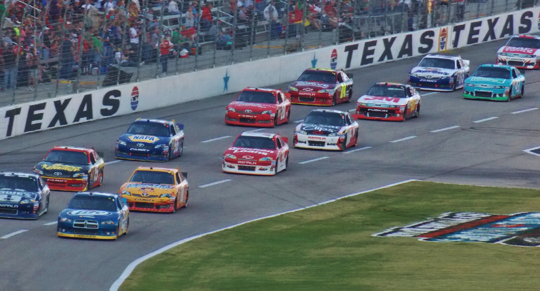 The NASCAR Motor Speedway in Fort Worth, Texas