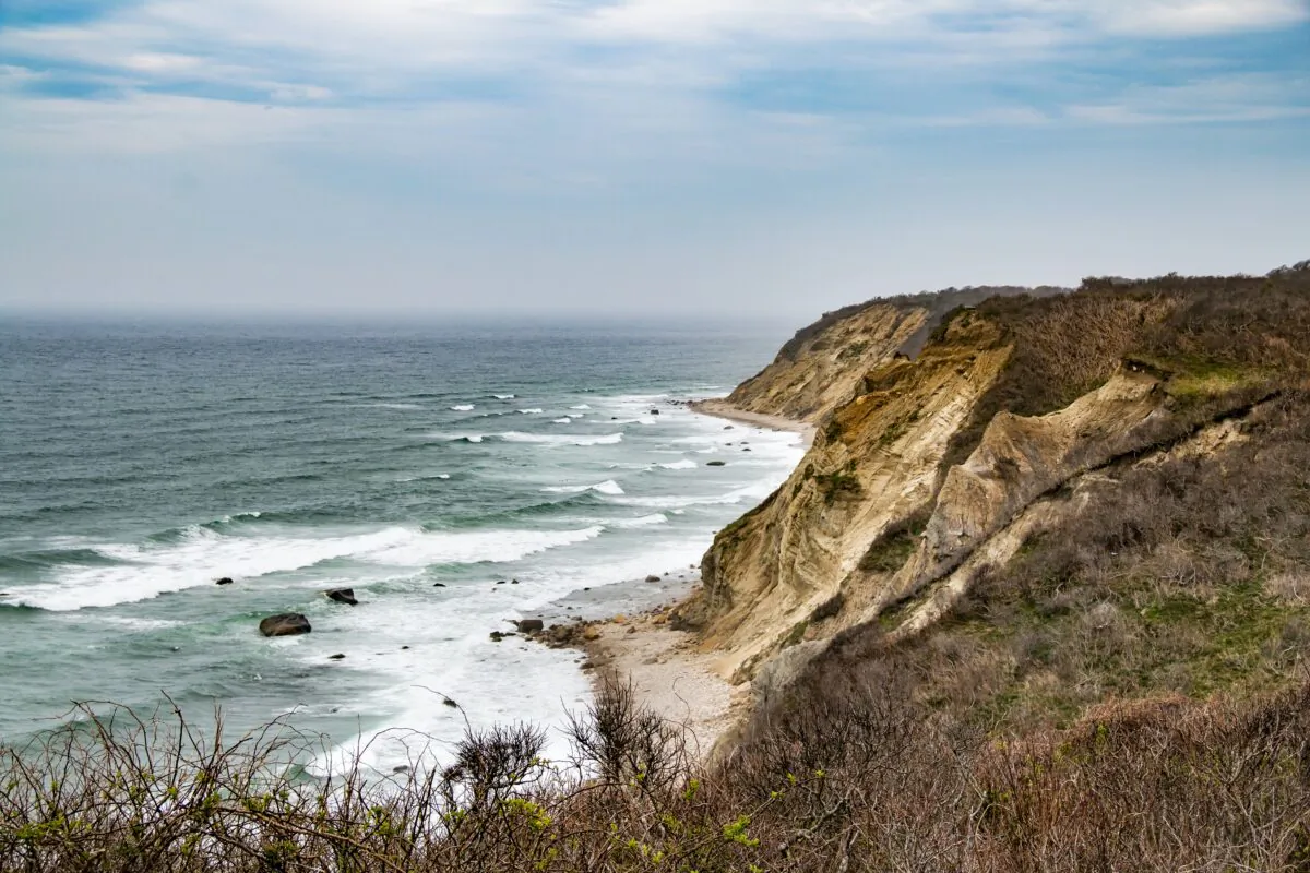 Cliffs on the edge of the coast in Block Island, Rhode Island. (Dreamstime/TNS)