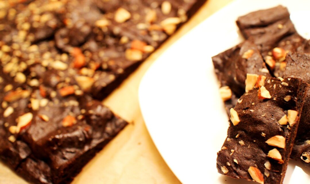 Healthy Chocolate Brownie Recipe. (Mie Okuda)