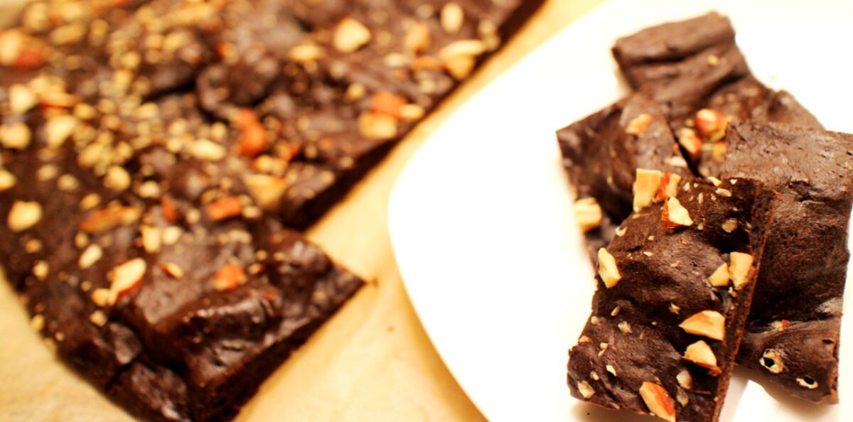 Healthy Chocolate Brownie Recipe. (Mie Okuda)