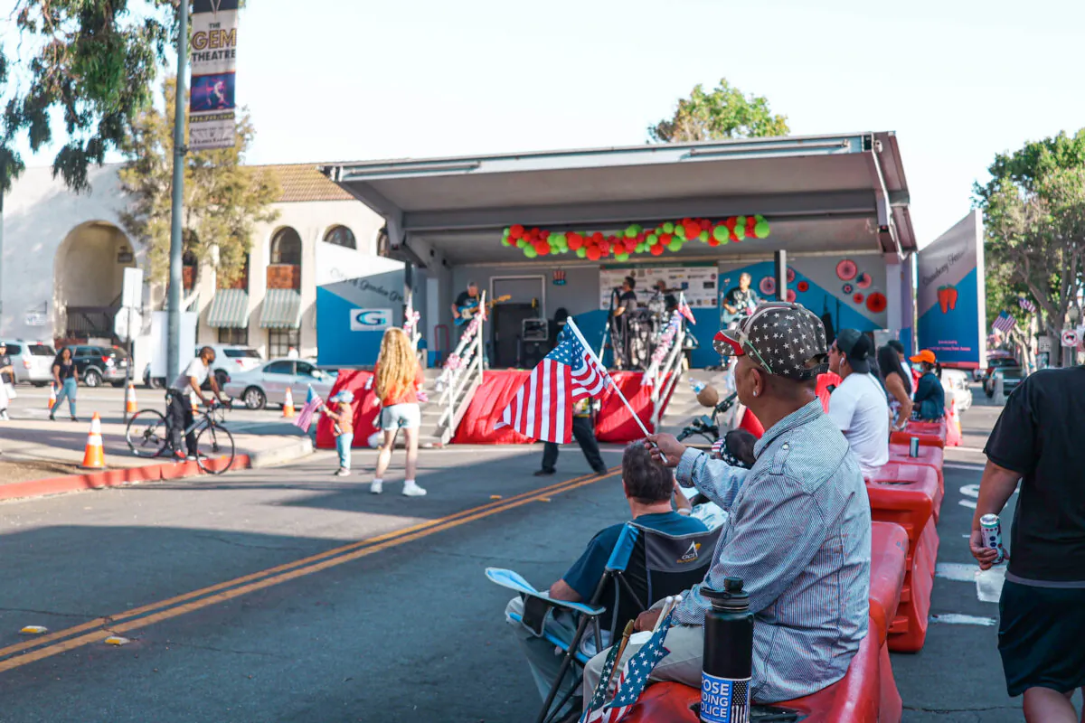 The Garden Grove Strawberry Festival in Garden Grove, Calif., on May 30, 2022. (Julianne Foster/The Epoch Times)