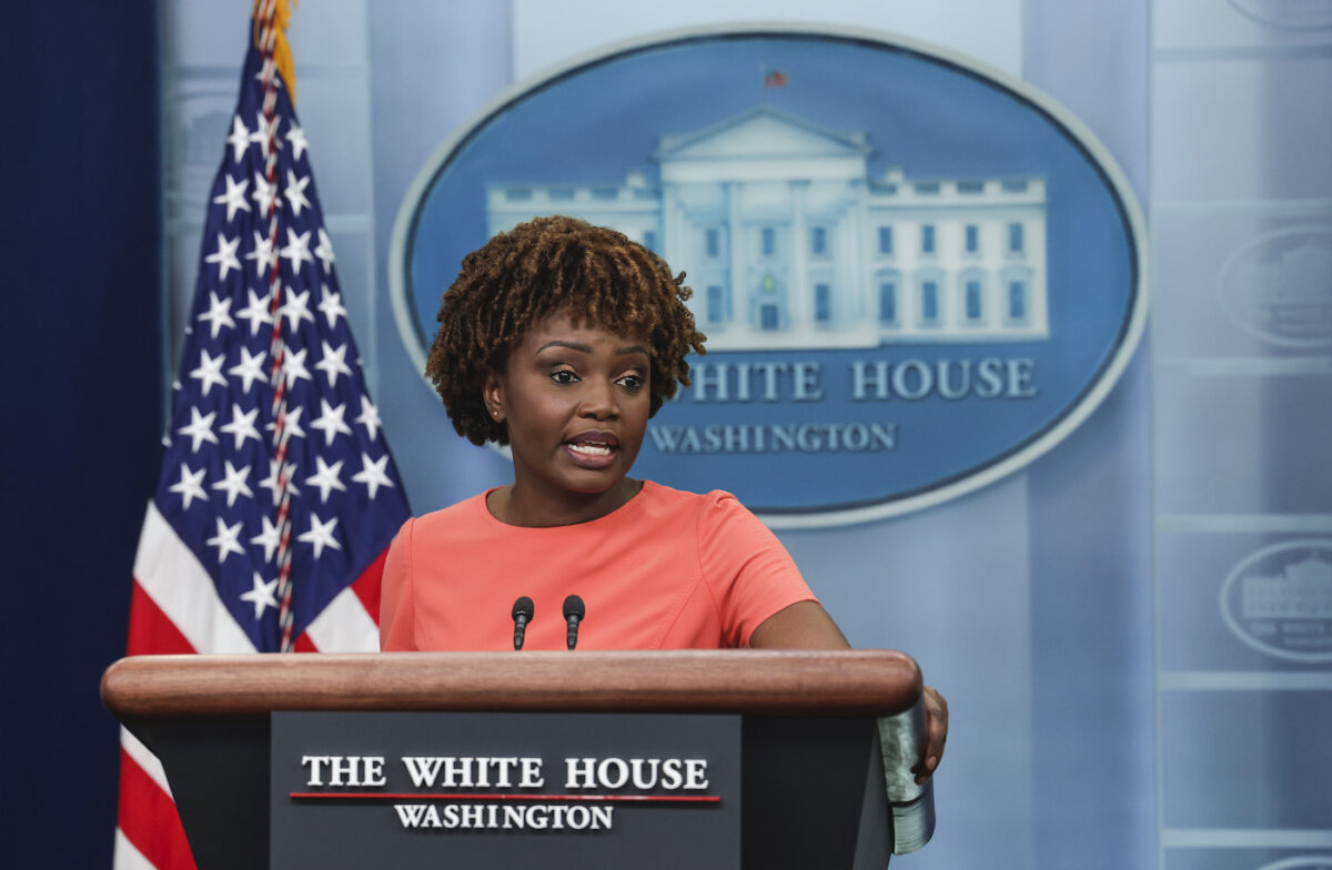 NextImg:LIVE 1:30 PM ET: White House Holds Press Briefing ( Feb. 23)