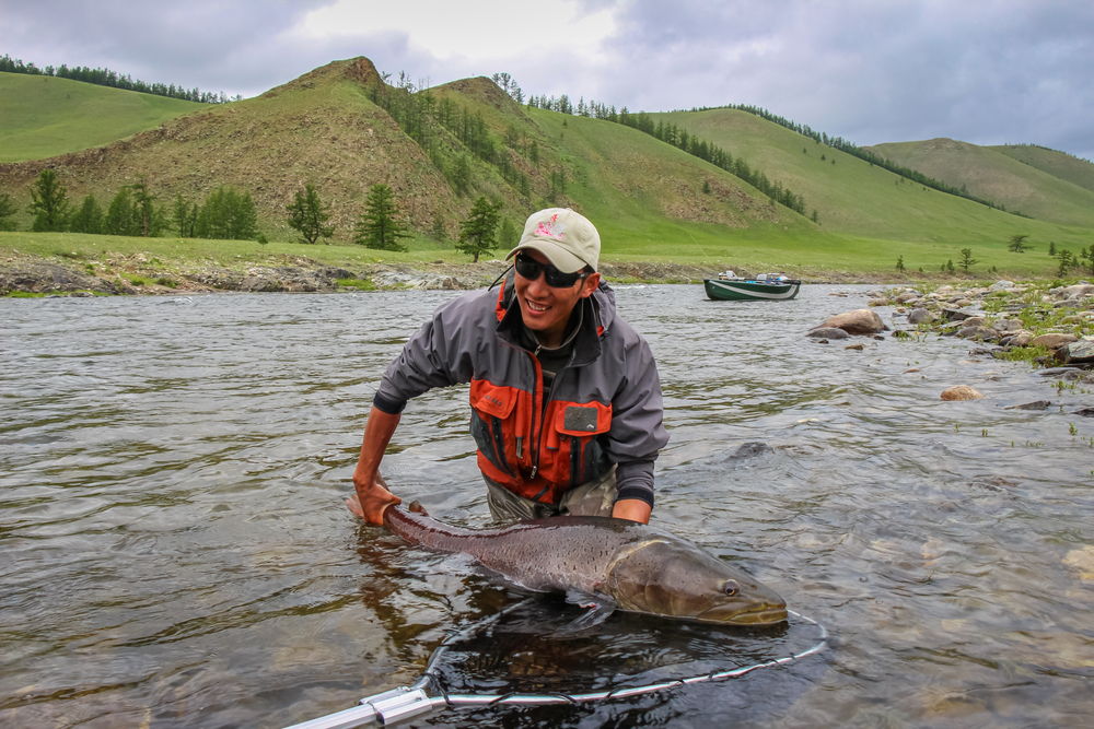 Moron,,Mongolia,-,July,14th,2014:,A,Mongolian,Fly,Fisherman