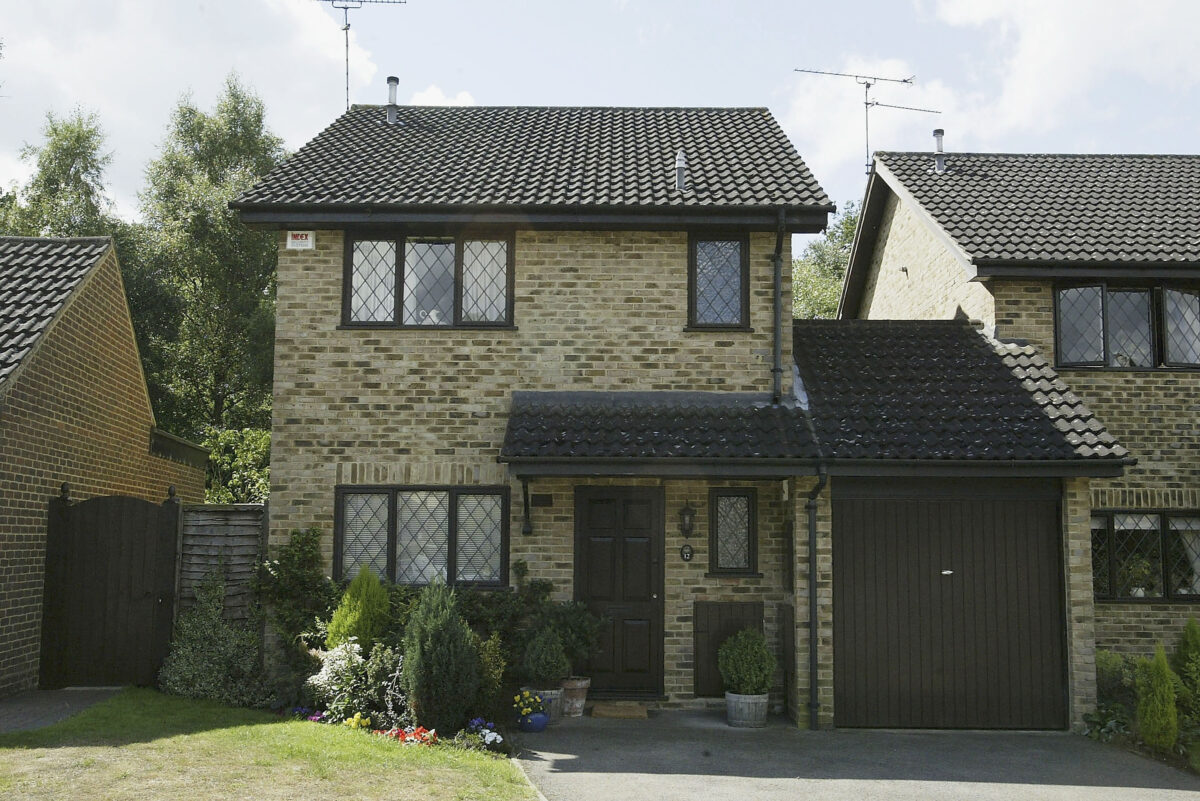 A general view of the house where Harry Potter lived in the Warner Brothers film 'Harry Potter and the Philosopher's Stone' in Bracknell, England on July 22, 2003. (Warren Little/Getty Images)