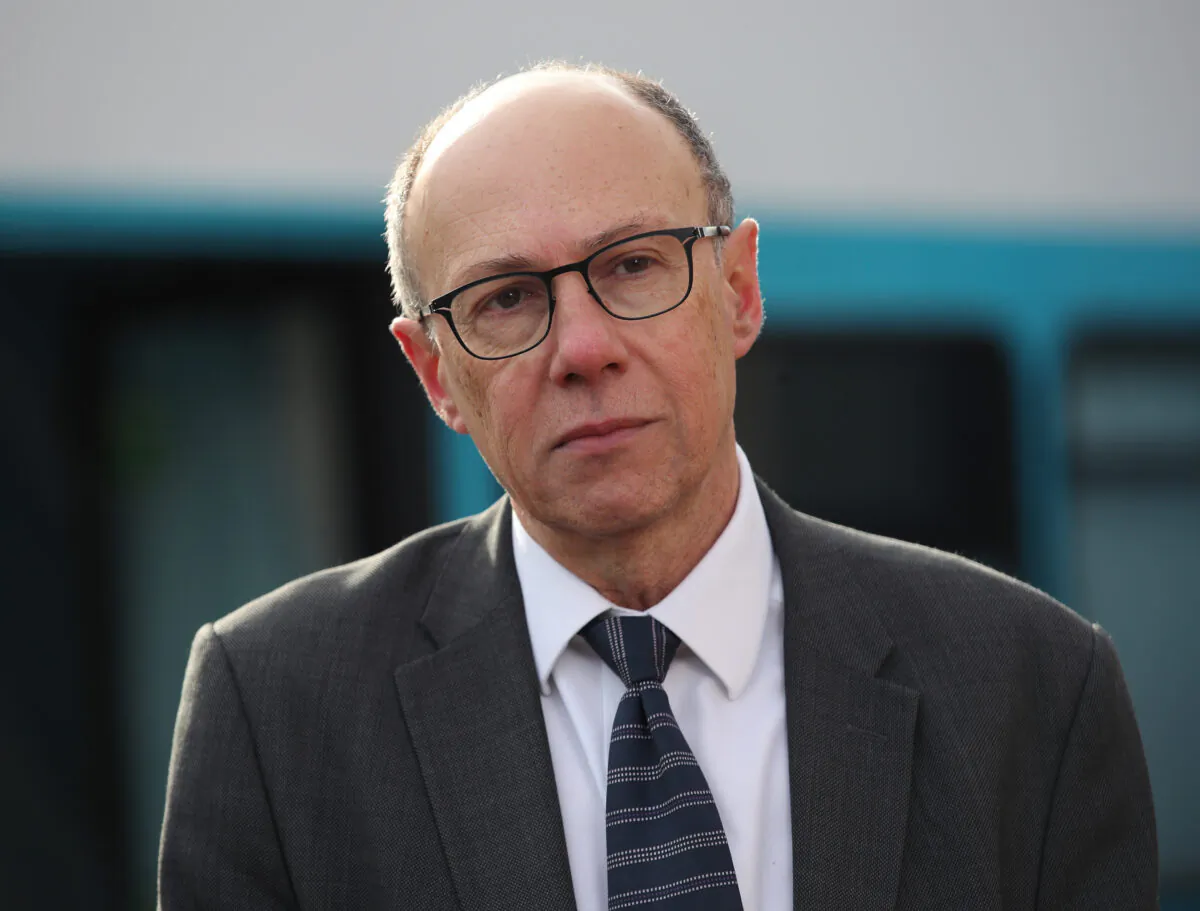 NHS England National Medical Director Professor Stephen Powis on Feb. 13, 2021. (Yui Mok/PA Media)