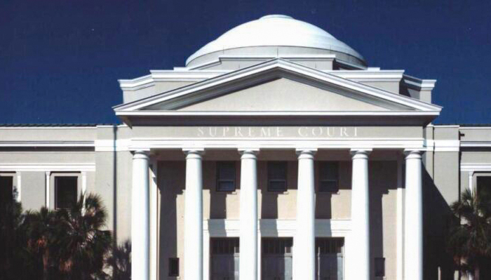 The Florida Supreme Court Building in Tallahassee in May 2022. (Courtesy, Florida Supreme Court)