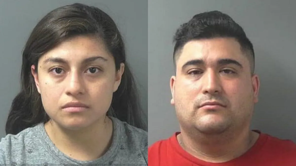 Luis Posso (R) and Dayana Medina Flores have been charged in connection with the death of 12-year-old Eduardo Posso. (Monroe County Sheriff's Department)