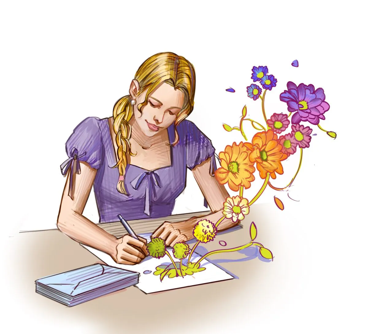 Handwritten thank you notes personalize our gratitude. (Renae Wang)