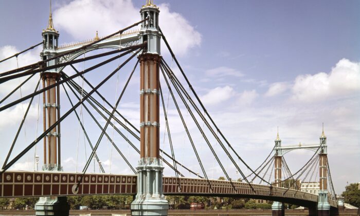 Undated file photo of Chelsea Bridge in London. (PA Media)