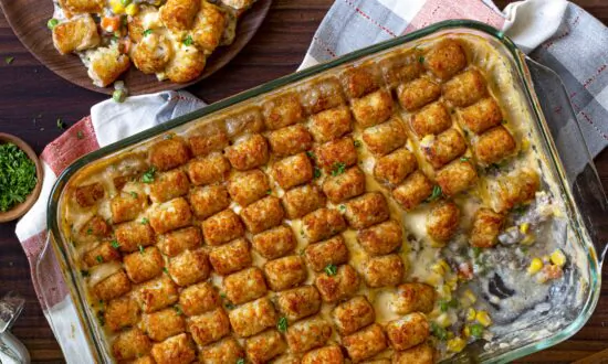 Potato Tot Hot Dish