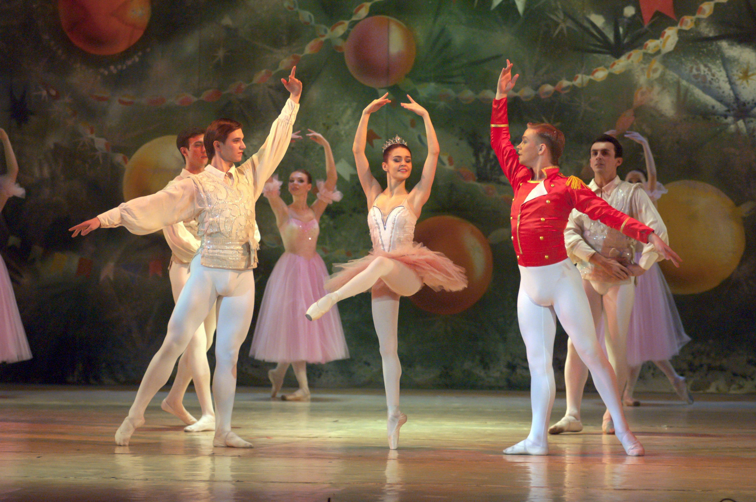 Scene from the 2012 "Nutcracker" ballet performed by the Dnepropetrovsk Opera and Ballet Theatre in Dnepropetrovsk, Ukraine.