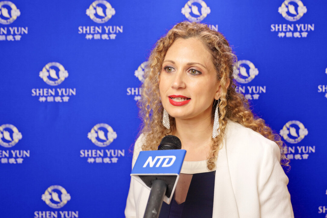 Chiara Lo Presti at Shen Yun Performing Arts at Teatro Nuovo Giovanni da Udine in Udine, Italy, on May 31, 2022. (NTD)