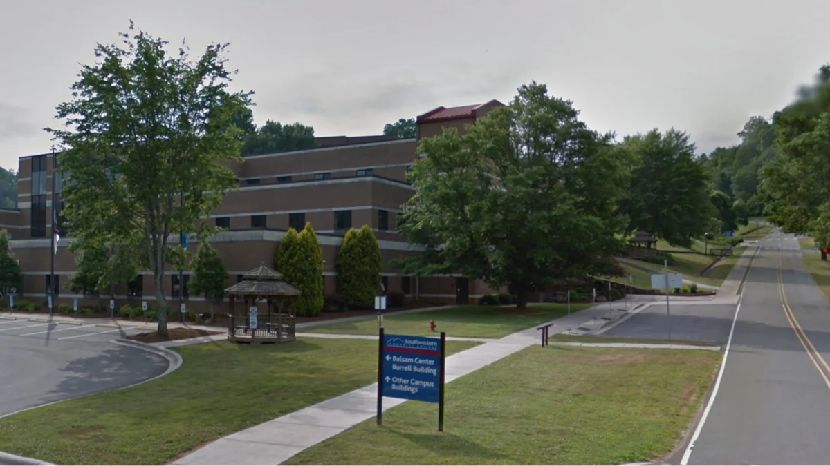 The Balsam Center Burrell Building at Southwestern Community College–Jackson Campus in Sylva, N.C., in June 2019. (Google Maps/Screenshot via The Epoch Times)
