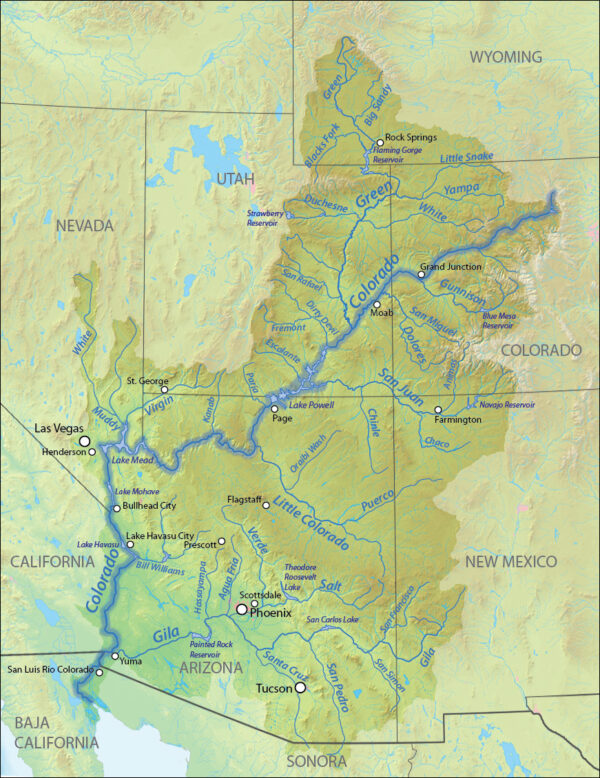 Colorado River basin
