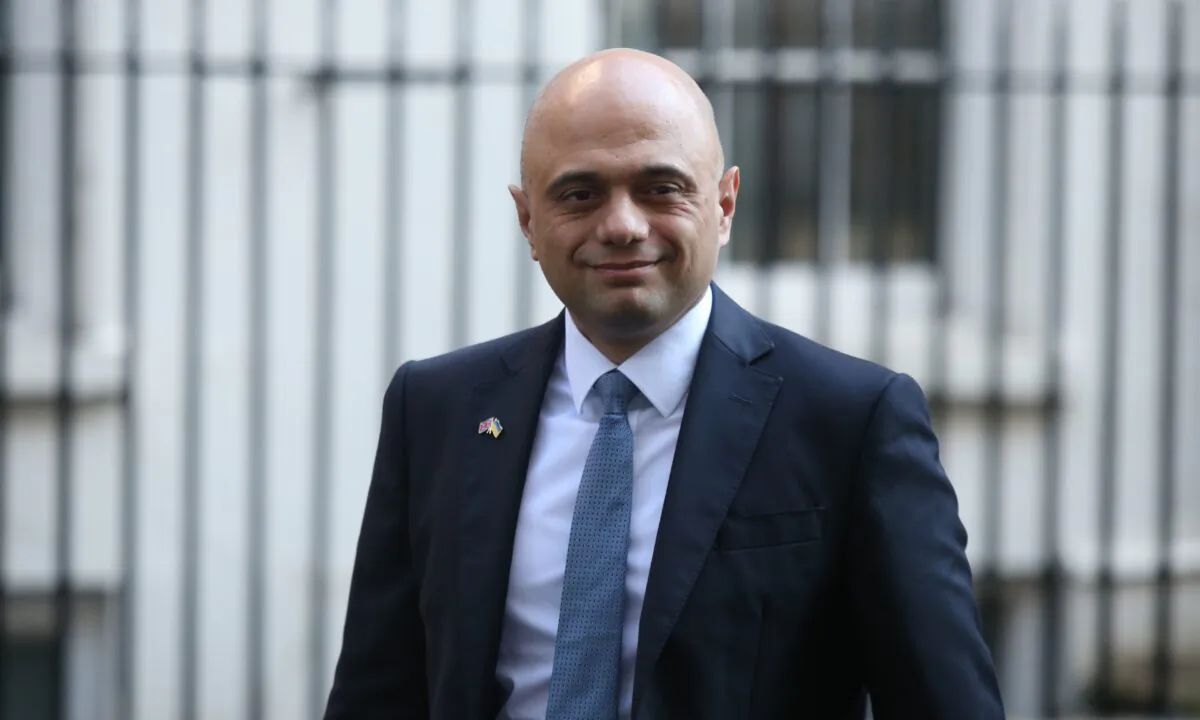 Health Secretary Sajid Javid on March 15, 2022. (James Manning/PA Media)
