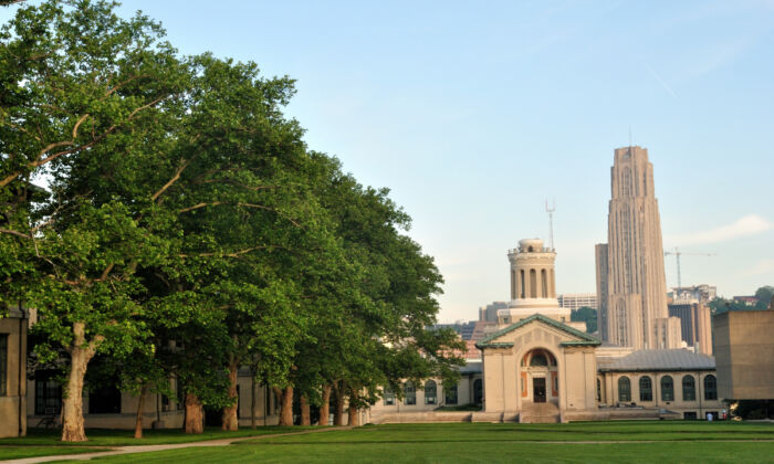 The Mall at Carnegie Mellon University in Pittsburgh, Penn. (Asamudra via Wikimedia Commons/CC BY 3.0)
