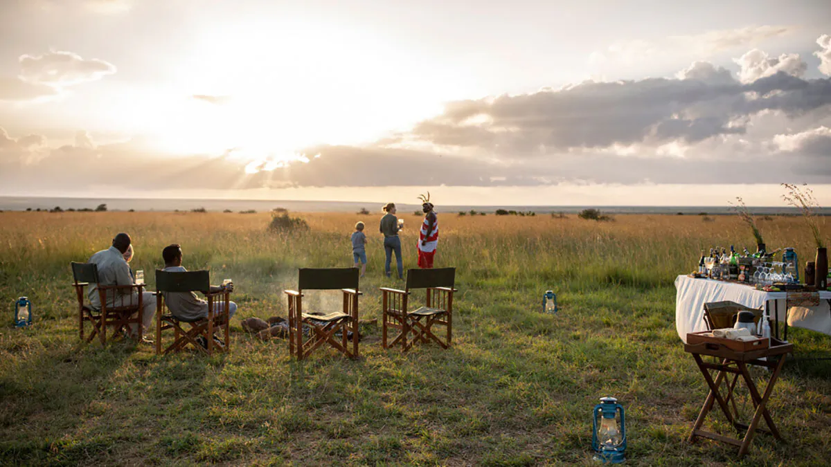 Sundown and a gin and tonic cocktail have always paired wonderfully on an African safari, from early days of British colonization until today. The occasion is called a sundowner, the African version of happy hour, like this one in the Loisaba Conservancy of Kenya. (Elewana Collection/TNS)