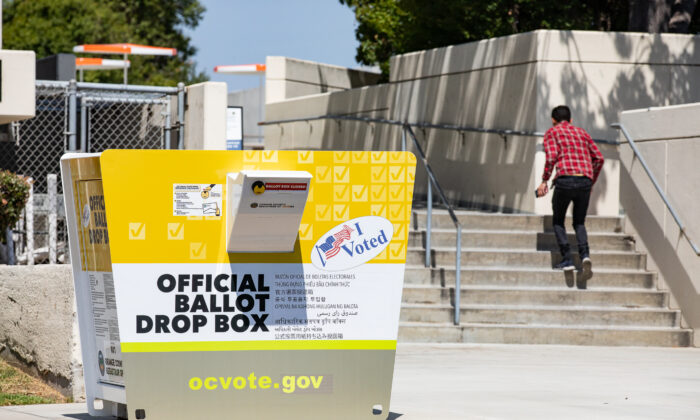 Voting ballots are audited at the Orange County Registrar of Voters office in Santa Ana, Calif., on June 9, 2022. (John Fredricks/The Epoch Times)