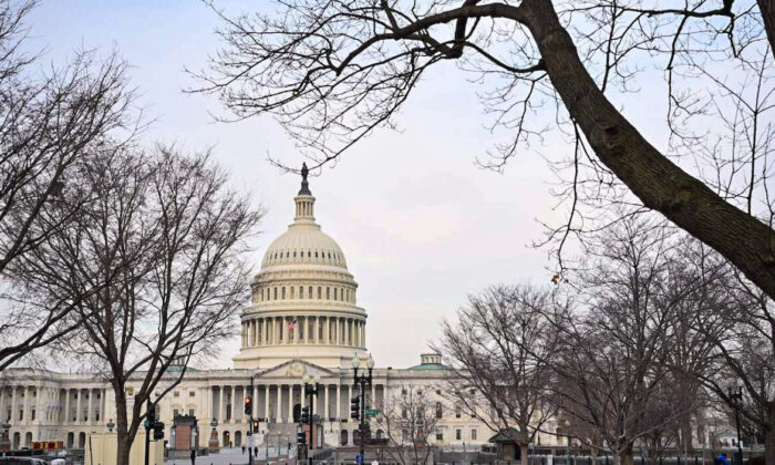 The U.S. Capitol in Washington on Jan. 31, 2022. (Mandel Ngan/AFP via Getty Images)